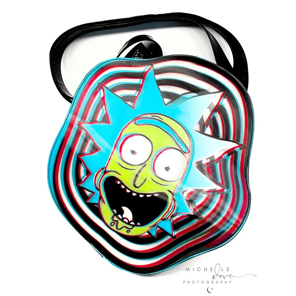 Rick And Morty Portal Of Time Tote Bag - Picture 2 of 3